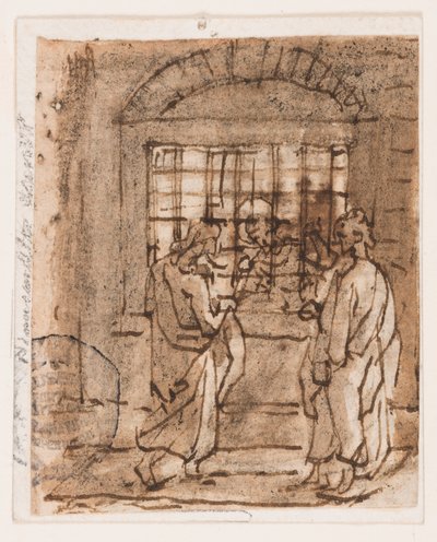 São Pedro na prisão de Jan van der Straet, called Stradanus