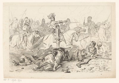 Batalha de Nieuwpoort de Jan van der Veen (prentmaker)