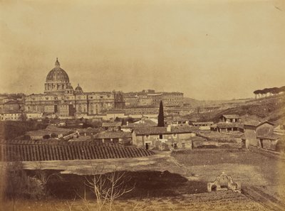 São Pedro visto de cima dos poços de areia, Roma de Jane Martha St. John