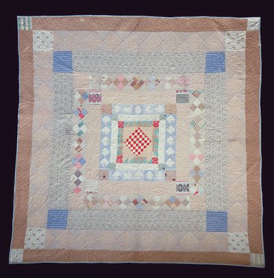 Colcha de retalhos, c.1860 (têxtil) de Jane Pizar