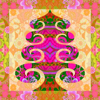 Árvore em rosa, 2020 de Jane Tattersfield