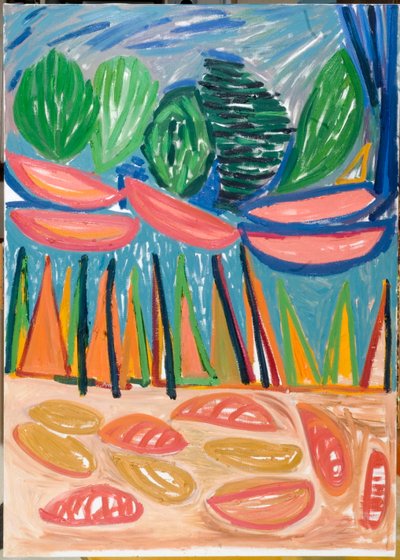 Estamos apenas invictos (i), 2007 (óleo sobre tela) de Janet McKenzie