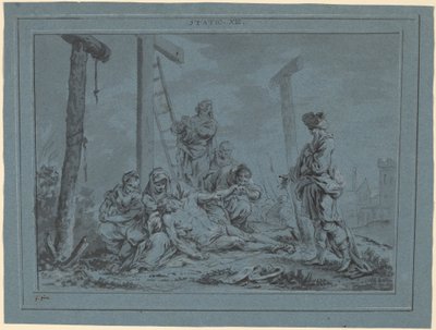 A Lamentação (ESTAÇÃO XIII) de Januarius Zick