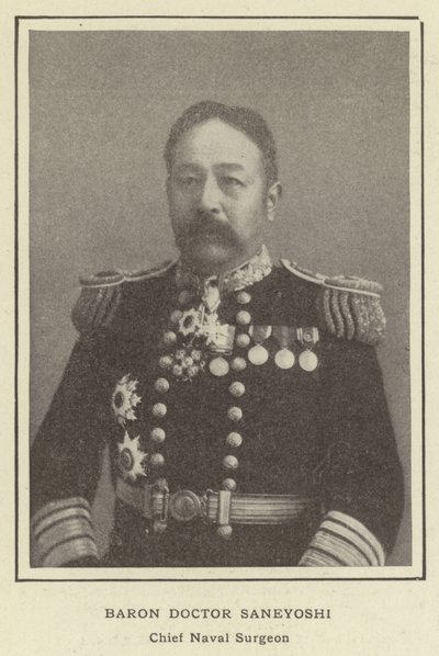 Barão Doutor Saneyoshi, Cirurgião Naval Chefe de Japanese Photographer