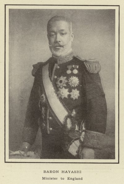 Barão Hayashi, Ministro da Inglaterra de Japanese Photographer