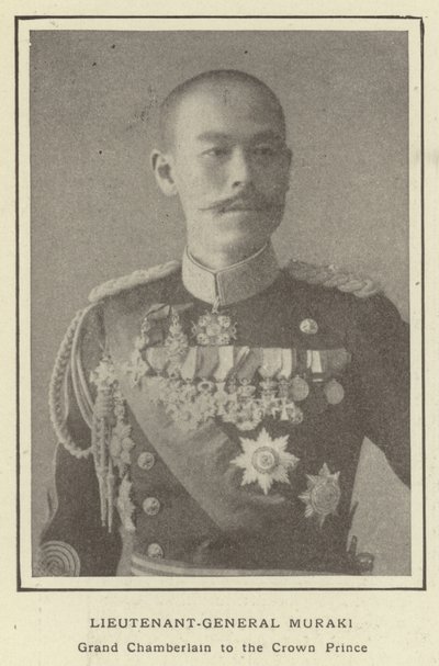 Tenente-General Muraki, Grande Camareiro do Príncipe Herdeiro de Japanese Photographer