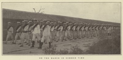 Na marcha no horário de verão de Japanese Photographer