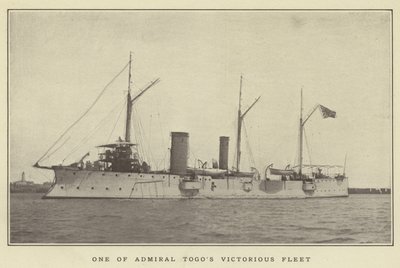 Uma das frotas vitoriosas do Admiral Togos de Japanese Photographer