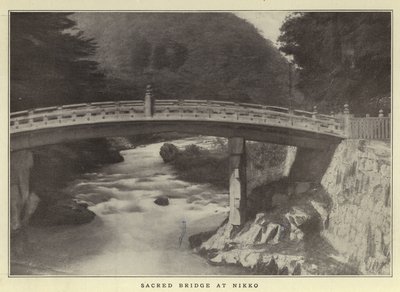 Ponte Sagrada em Nikko de Japanese Photographer