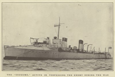 O Usugumo, ativo em torpedear o inimigo durante a guerra de Japanese Photographer