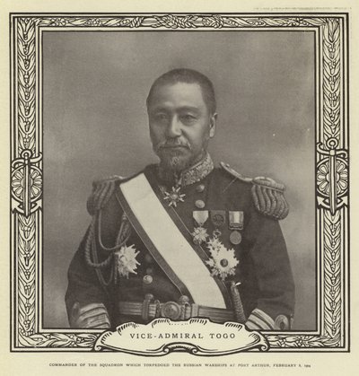 Vice-Almirante Togo de Japanese Photographer