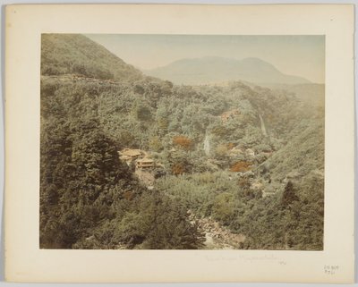 Vista de Miyanoshita, Prefeitura de Kanagawa, Japão de Japanese Photographer