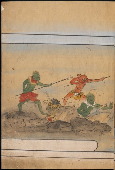 Goblins armados, ilustração do 
