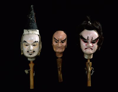 Bonecos Banraku de Japanese School