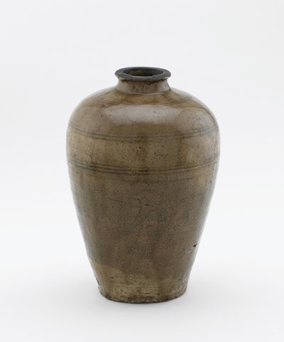 Garrafa, Seto, prefeitura de Aichi, período de Muromachi, cedo 15º século (cerâmica) de Japanese School