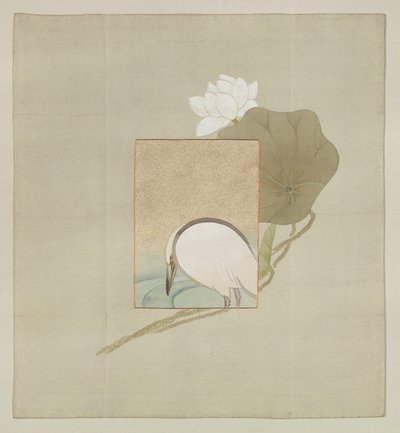 Capa de Presente, Período Meiji (1868-1912) (seda pintada com fios bordados) de Japanese School