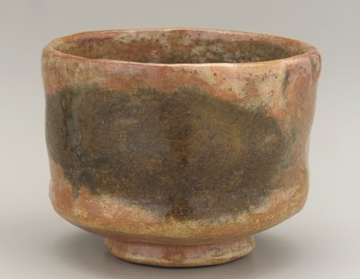 Tigela de chá baixa cilíndrica, Kyoto, Kyoto-fu, período Edo, primeira metade do século XIX (cerâmica) de Japanese School
