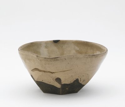Tigela de serviço, prefecture de Hyogo, período de Edo (cerâmica) de Japanese School