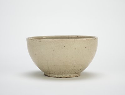 Tigela de servir, possivelmente louça Hagi, Tigela de servir (hachi) de Japanese School