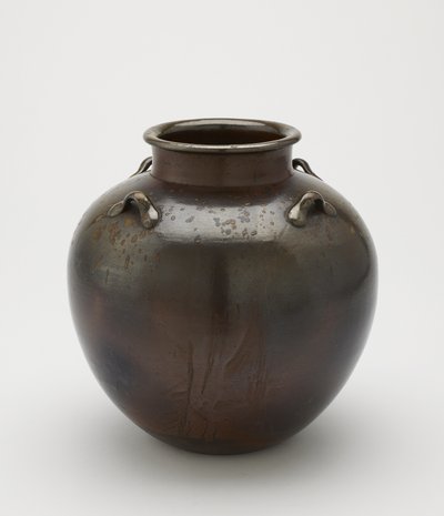 Jarra para armazenamento de folhas de chá, Imbe, prefeitura de Okayama, período Edo, século XVIII a XIX (cerâmica) de Japanese School