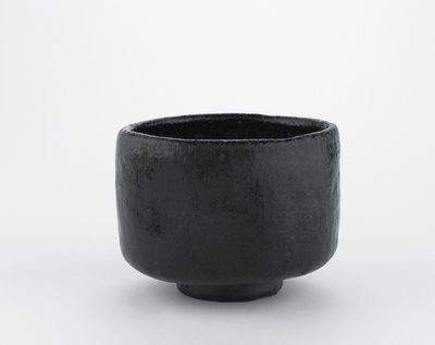 Bacia de chá, Kyoto, período de Edo (cerâmica) de Japanese School