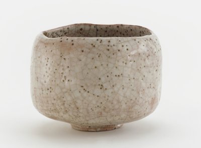 Taça de chá, chamada Uzumibi, Kyoto, Kyoto-fu, período Edo (cerâmica) de Japanese School