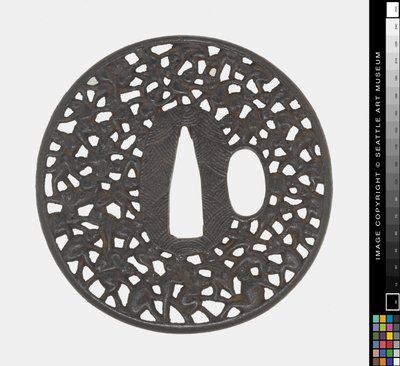 Tsuba: Cem Macacos de Japanese School