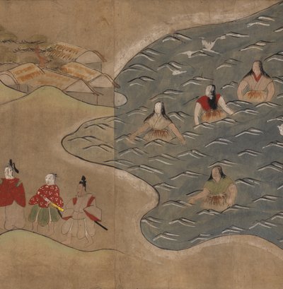 Mulheres no mar, ilustração do 