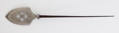 Yanone (ponta de seta) de tipo plano (hirane) com desenho de Hanabishi perfurado (aço) de Japanese School