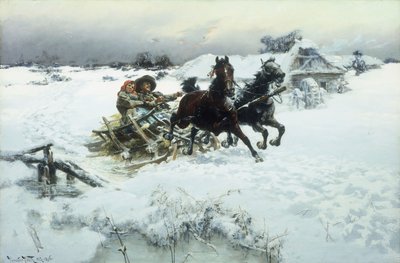O Sleighride, 1896 de Jaroslav Friedrich Julius Vesin