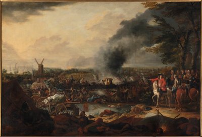 A Batalha de Ekeren em 30 de junho de 1703, entre 1703 e 1716. de Jasper Broers