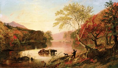 Autumn on the Hudson River, c. 1861 (óleo sobre tela) de Jasper Francis Cropsey