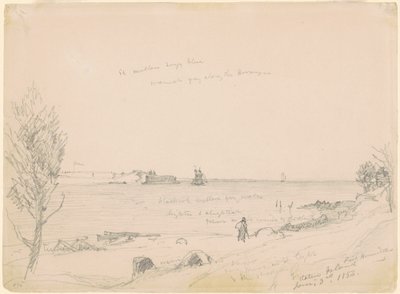 Forte Hamilton, Staten Island de Jasper Francis Cropsey
