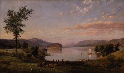Lago Greenwood, Nova Jersey, 1866 de Jasper Francis Cropsey