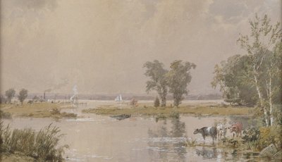 Hackensack Meadows, 1890. de Jasper Francis Cropsey
