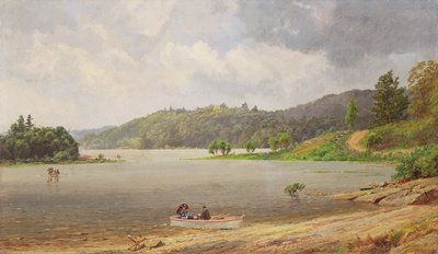 No lago Wawayanda, Nova Jersey de Jasper Francis Cropsey