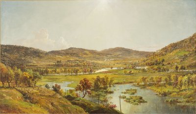 Planícies de Sidney, na confluência dos rios Susquehanna e Unadilla de Jasper Francis Cropsey