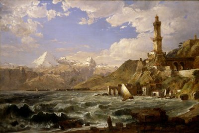 A costa de Génova de Jasper Francis Cropsey