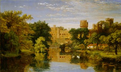 Castelo de Warwick, Inglaterra, 1857 de Jasper Francis Cropsey