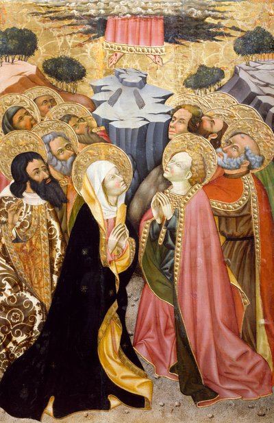 A Ascensão de Cristo, retábulo de Verdu de Jaume Ferrer