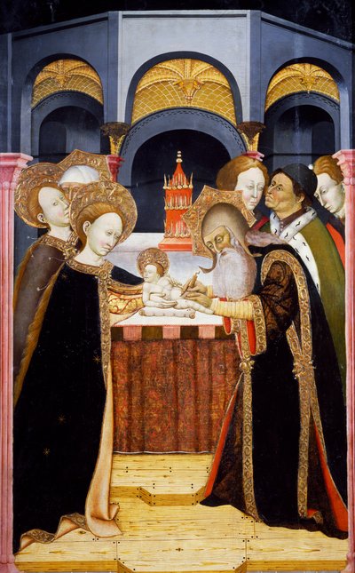 A Circuncisão, retábulo de Verdu de Jaume Ferrer