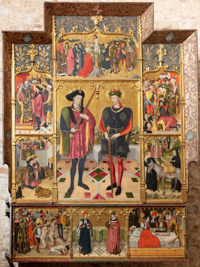 Altarpiece (Retaule dels sants Abdó i Senén) de Jaume Huguet
