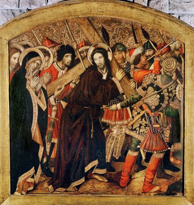 Cristo carregando a cruz de Jaume Huguet
