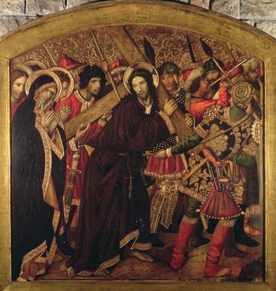 Caminho para o Calvário, Retábulo de Blanquers de Jaume Huguet