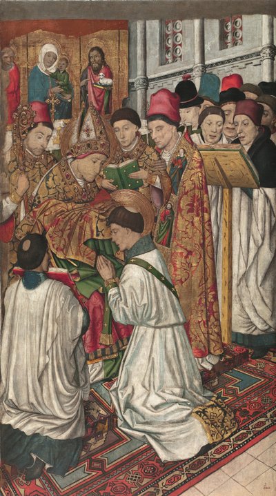 São Vicente ordenado por São Valério de Jaume Huguet