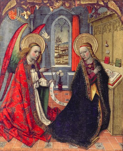 A Anunciação do século XV de Jaume Huguet