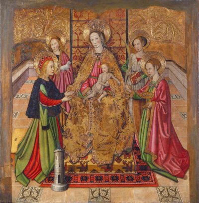 Virgem e Santos de Jaume Huguet