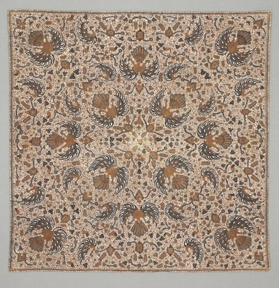 Tecido para a cabeça (Iket) de Javanese School