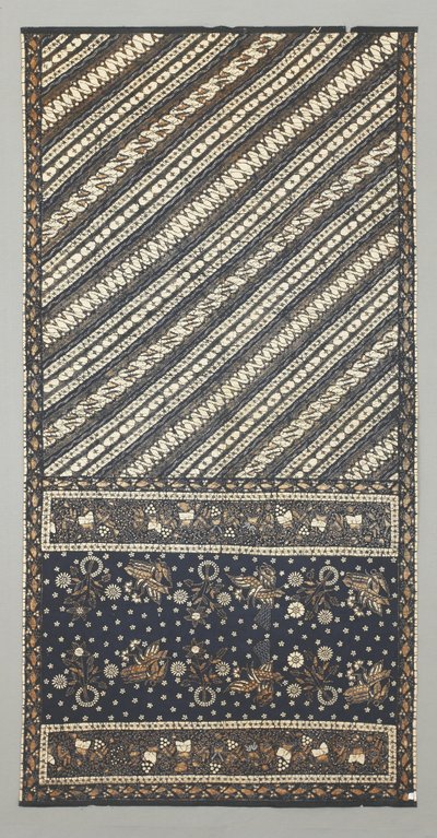 Sarong (cabeça de pano) de Javanese School