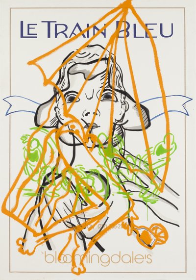 Avant Garde Sunscreen, 2012 (técnica mista sobre papel para aguarela montado em painel com receita no verso) de Jay Batlle